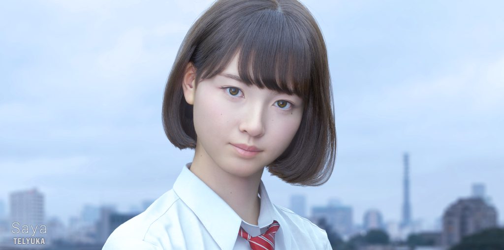 2019年、青空を背景にしたSaya