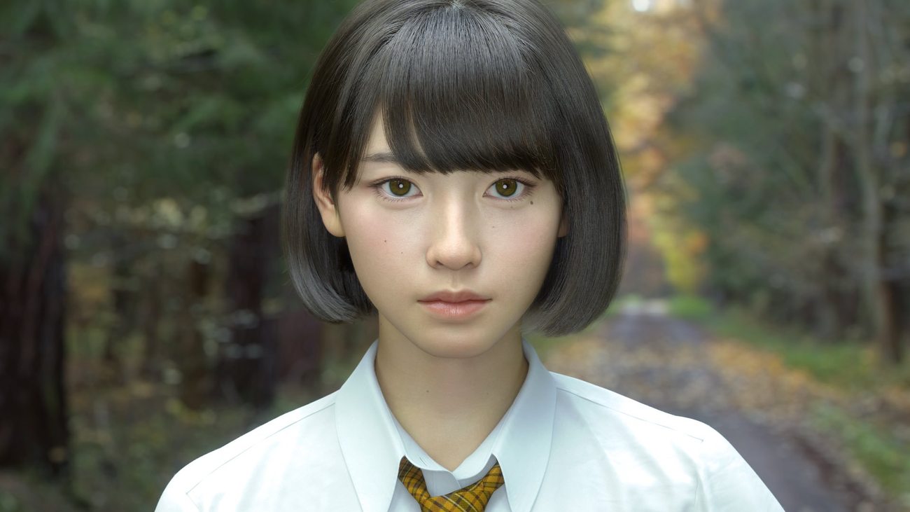 2019年、森の中のSaya