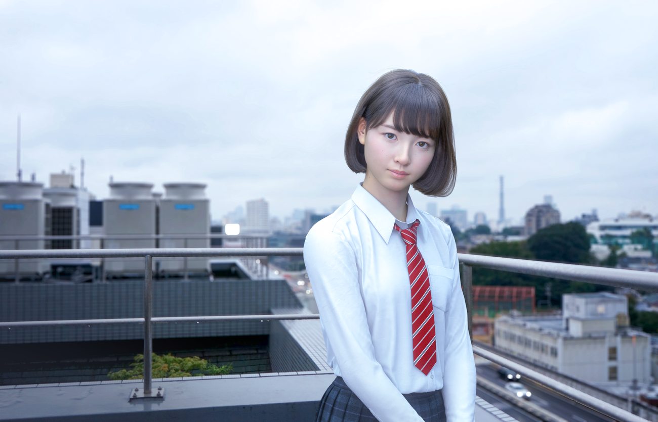 2019年、屋上のSaya
