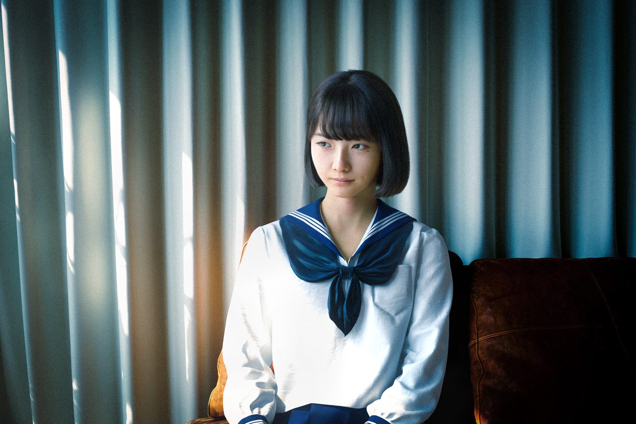 2020年、室内のSaya