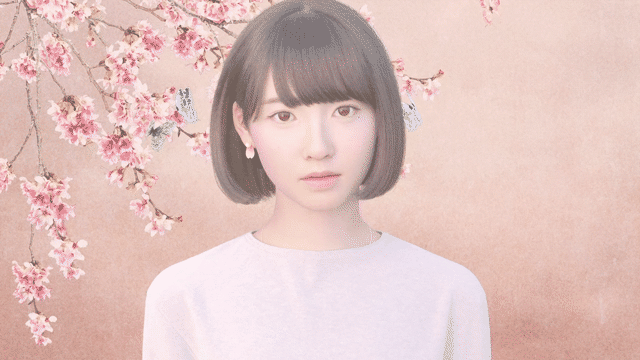 桜とSaya、蝶が舞うアニメーション